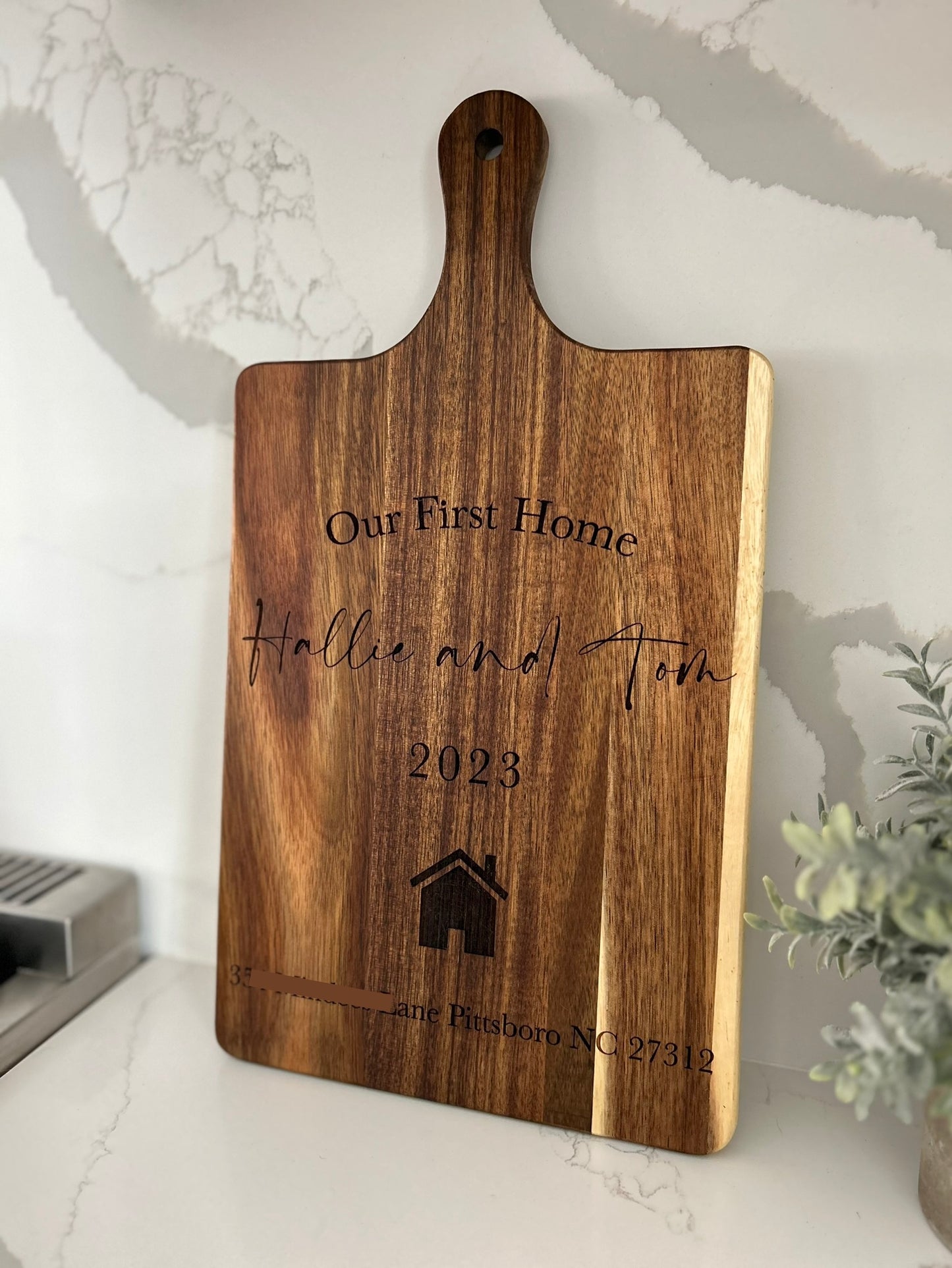 Custom Engraved Acacia Board