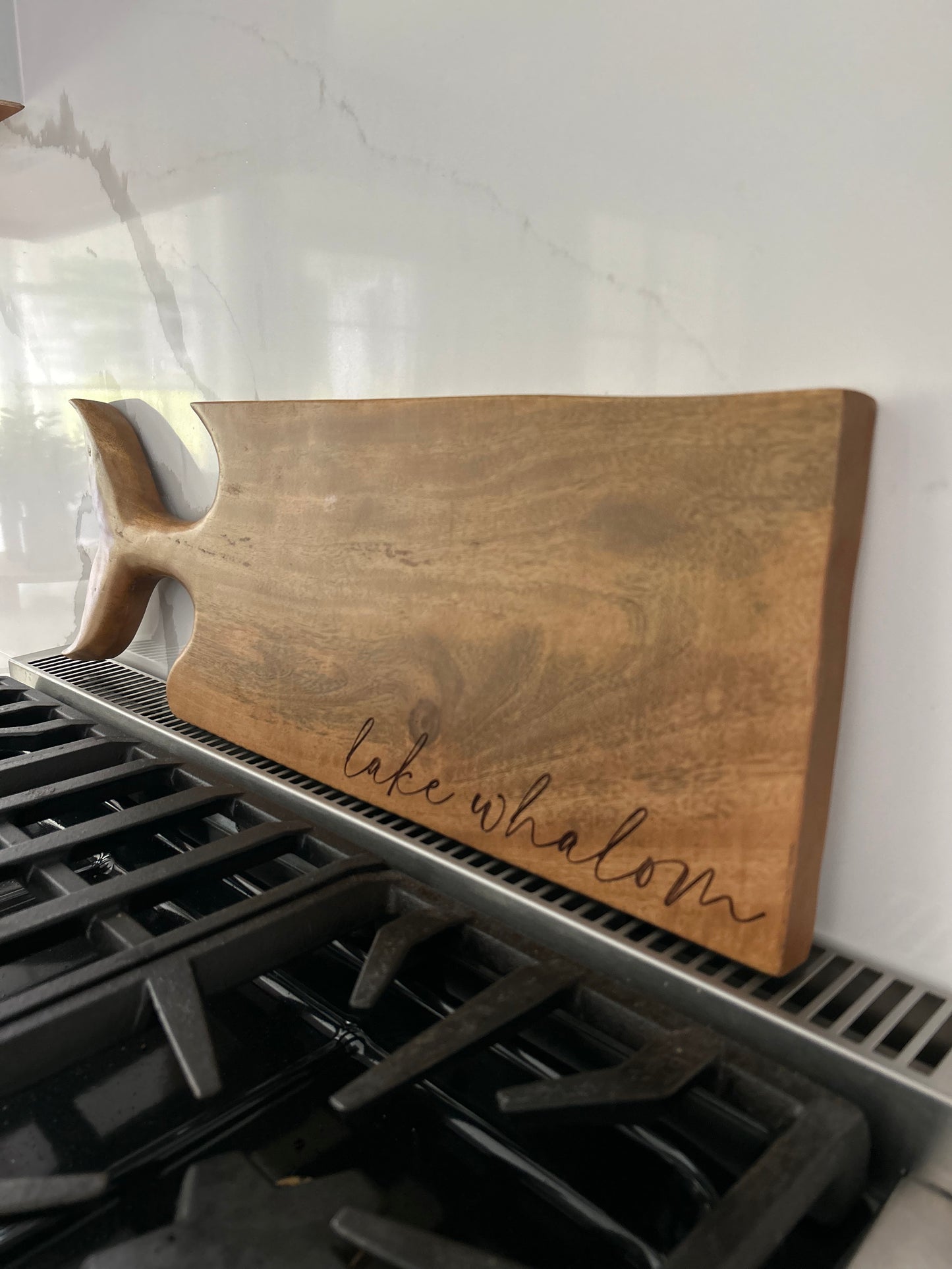 Custom Engraved Whale Tail Board