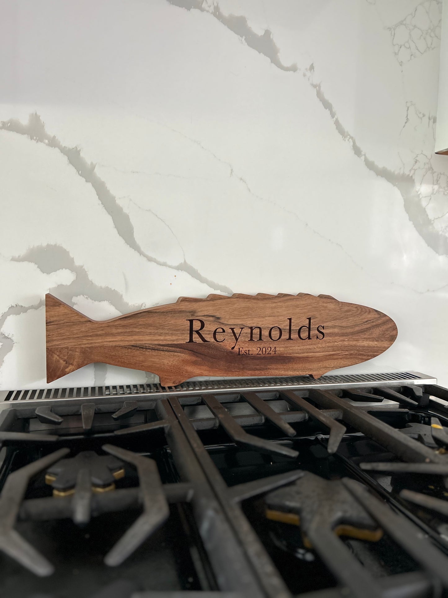 Custom Engraved Fish Serving Tray