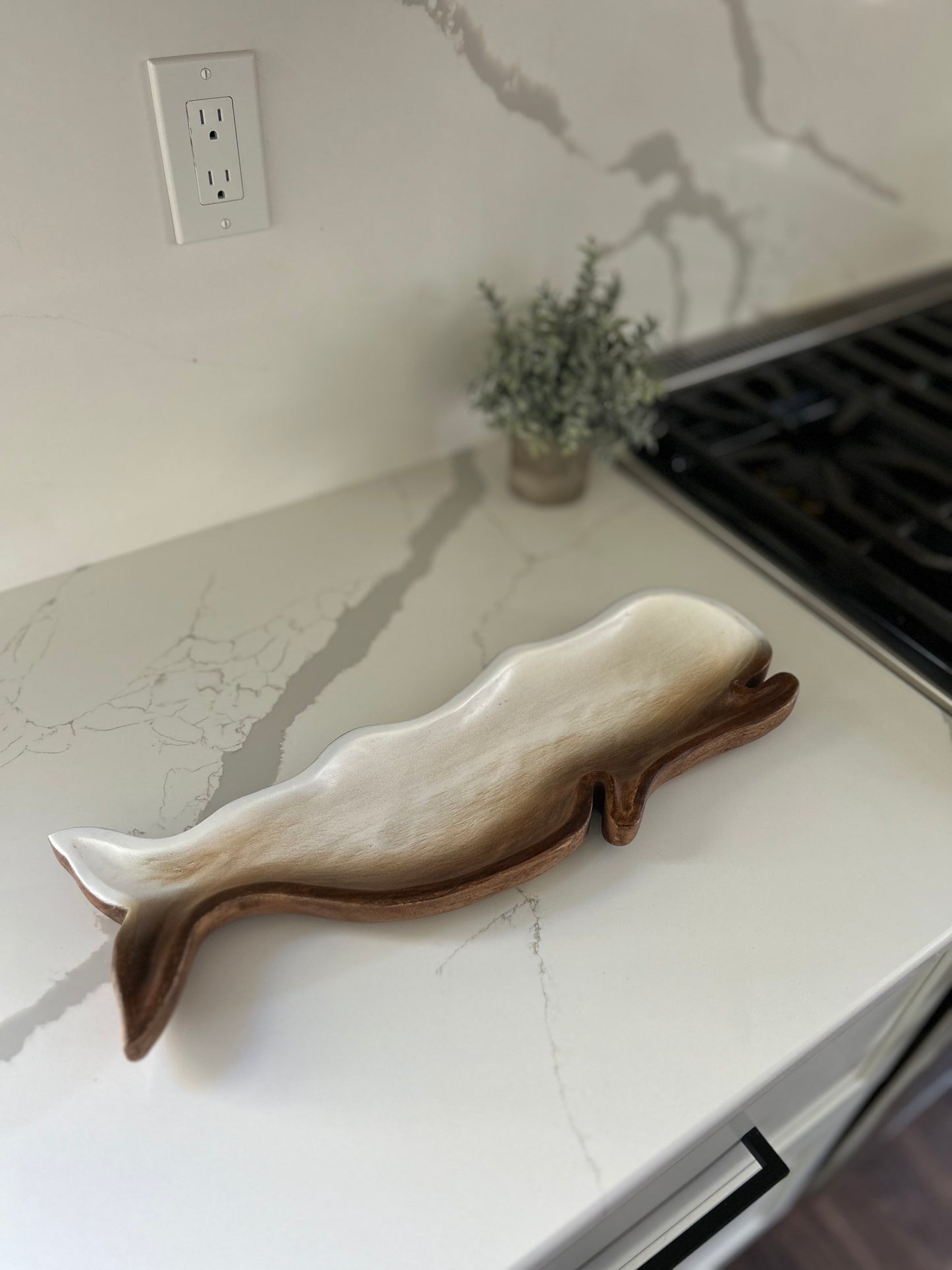 Custom Engraved Whale Dish